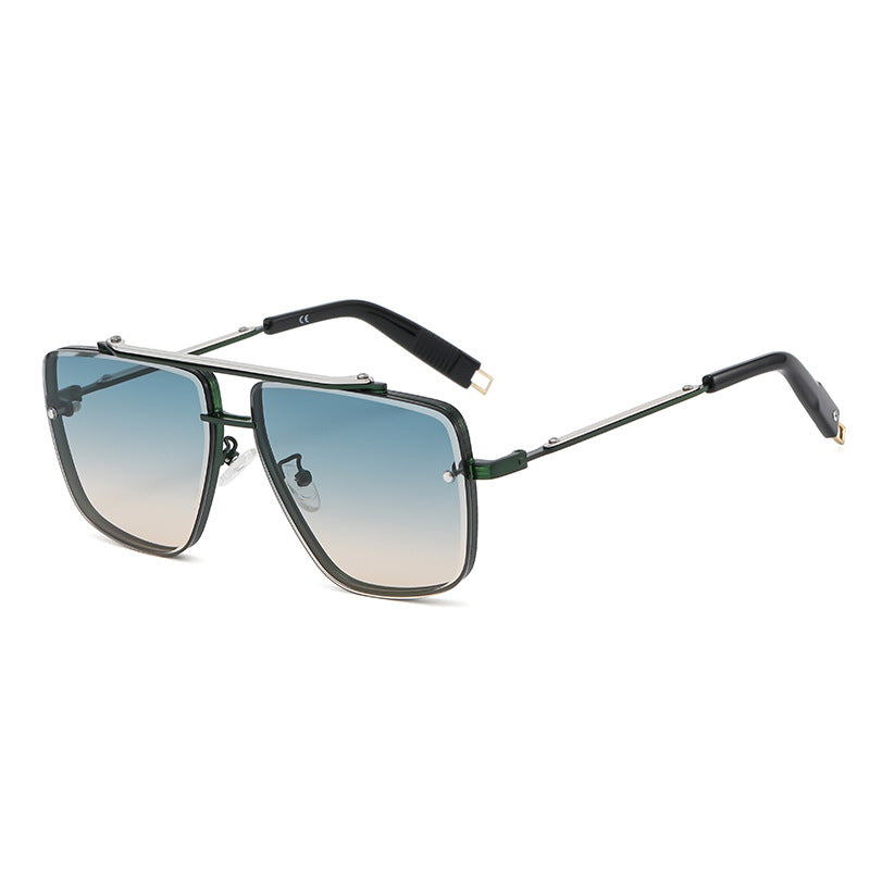 Twin-beam Metal Sunglasses