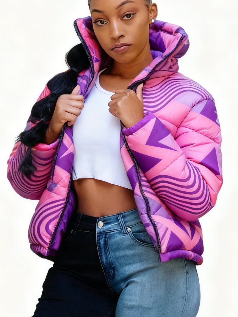 Cute Short Warm Coats - Colorful Parkas