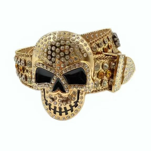 Subculture Skull Hip Hop Decoration Belt