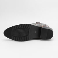 Embroidery Retro High Leg Boot