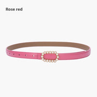 Genuine Leather Black Fashion Belt