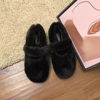 Outerwear Plus-size  Fluffy Shoes