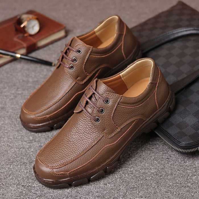 Leather Shoes with Tendon Sole