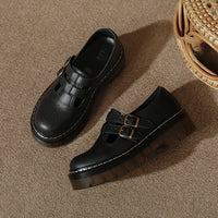 College-style Carved Brogue Shoes