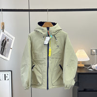 Mountain-style Quilted Hooded Jacket