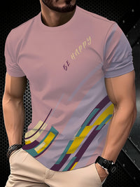 Casual Minimalist 3D Short Sleeve