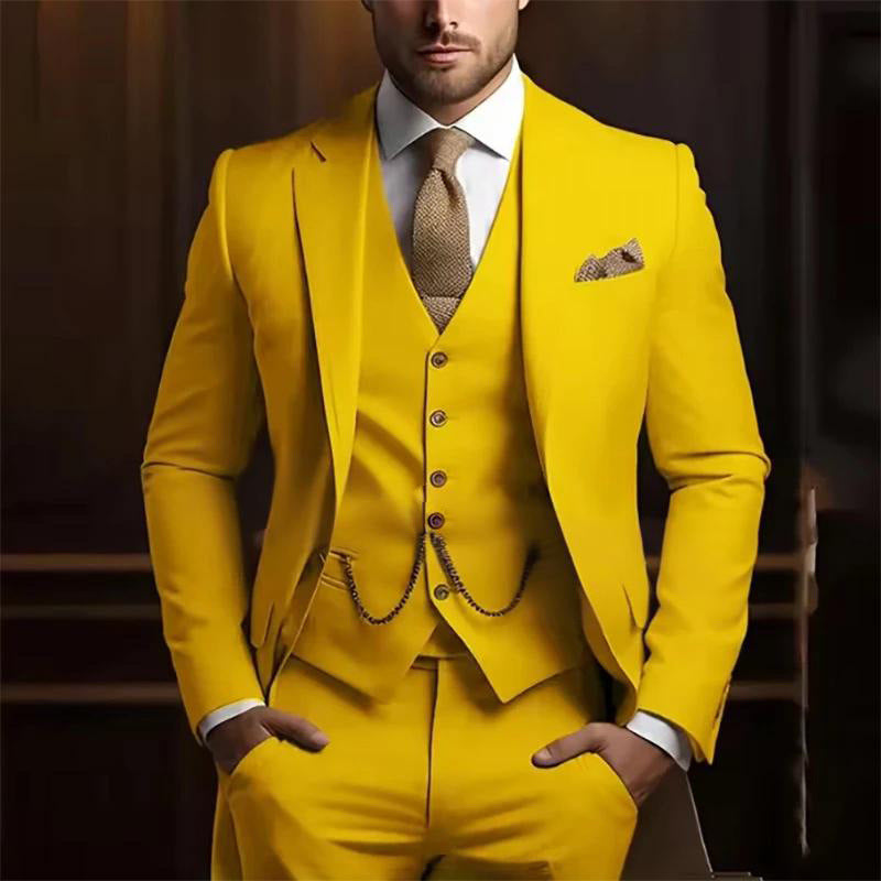 High-grade Gentleman Temperament Slim Suit
