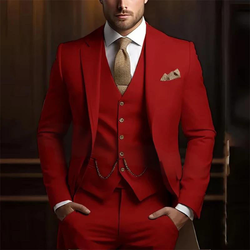 High-grade Gentleman Temperament Slim Suit
