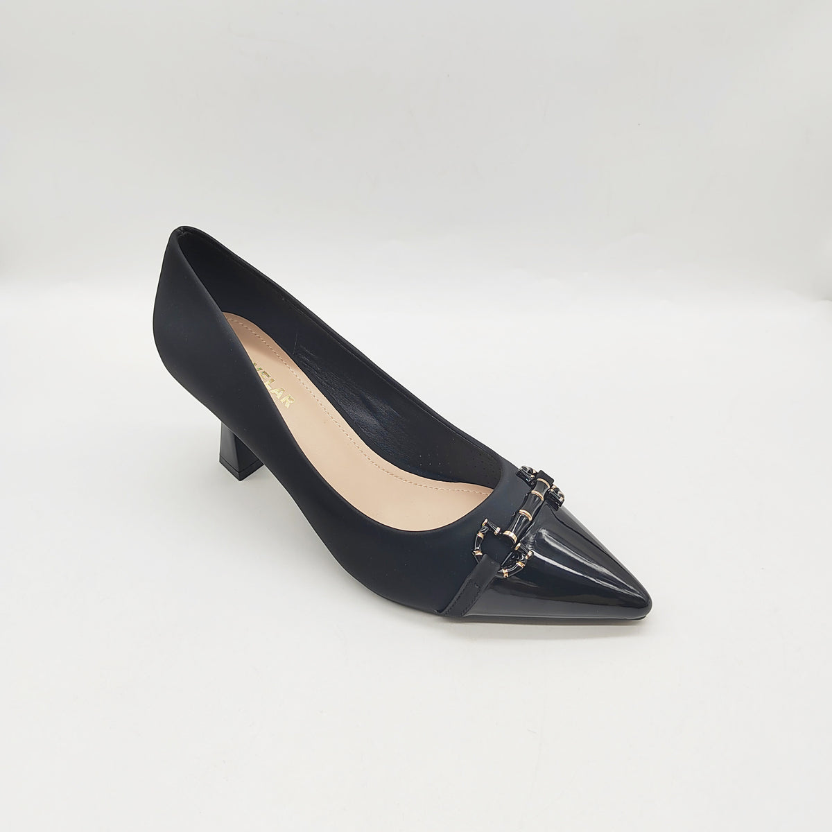 Exquisite Leather Belt-buckle Peep-toe Stiletto Pumps