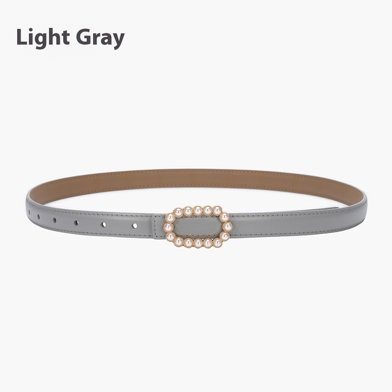 Genuine Leather Black Fashion Belt