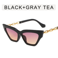 Chain Leg Cat Eye Sunglasses