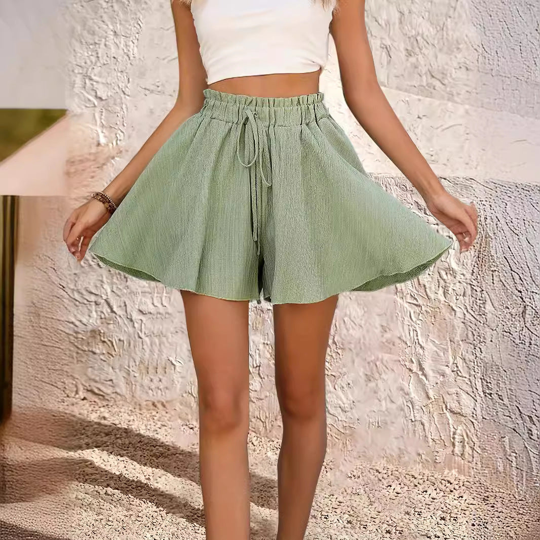Summer Solid Color Shorts Pantskirt