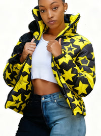 Cute Short Warm Coats - Colorful Parkas