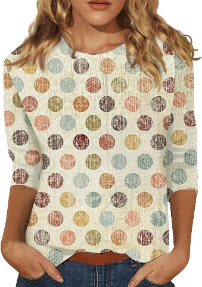 Comfortable Casual Crew-neck T-shirt