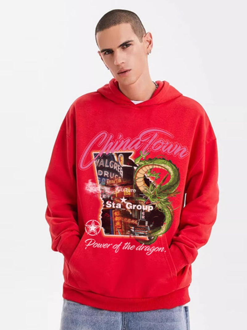 Fleece Hoodie Loose And Warm