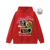 Fleece Hoodie Loose And Warm