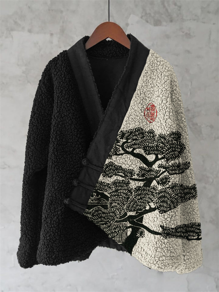 Kimono Cardigan Fleece Jacket