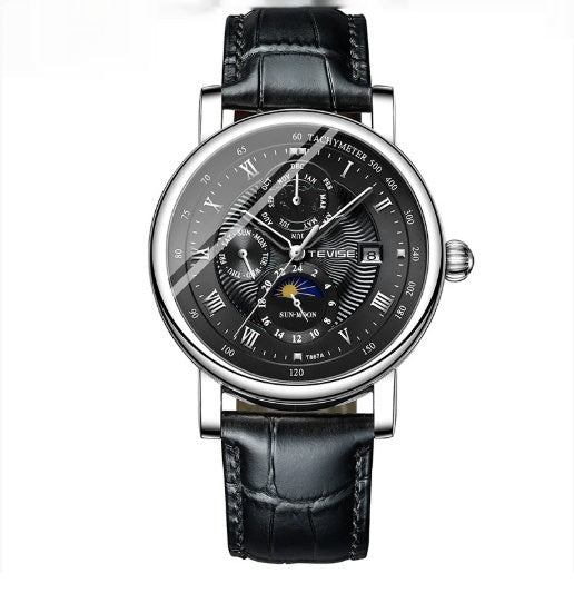 Thin Calendar Large Dial Mechanical Watch