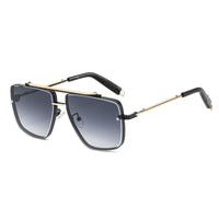 Twin-beam Metal Sunglasses