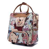 PU Trolley Travel Case