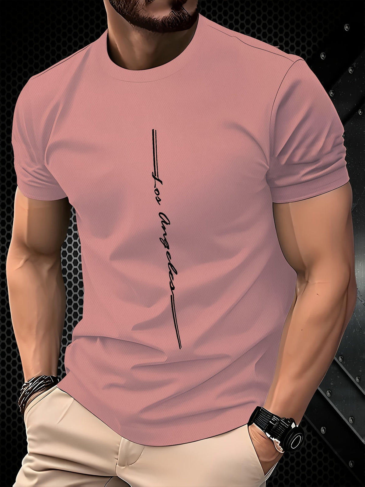 Casual Minimalist 3D Short Sleeve