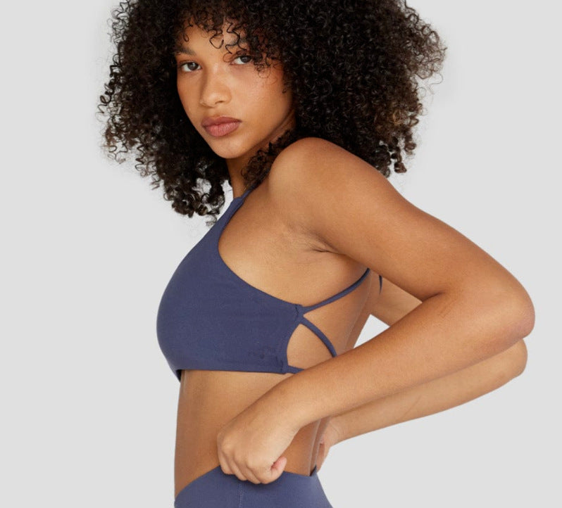 Second-Skin Stretch Yoga Bra Top