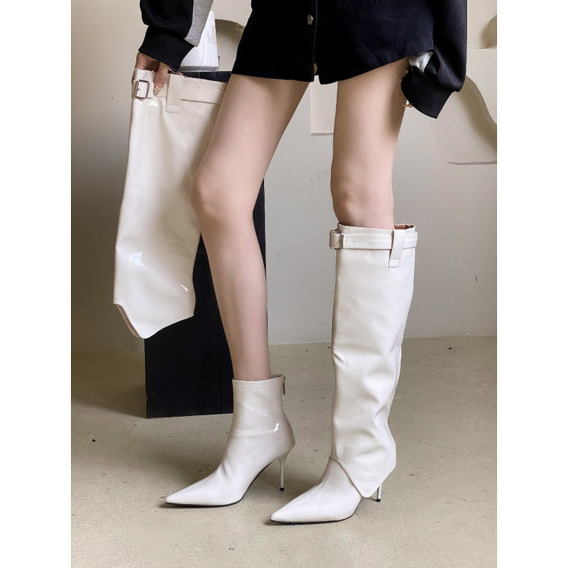 Pointed-toe High Heels With Patent