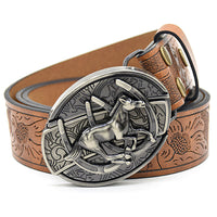 Engraving Smooth Buckle Knife Embossing Belt
