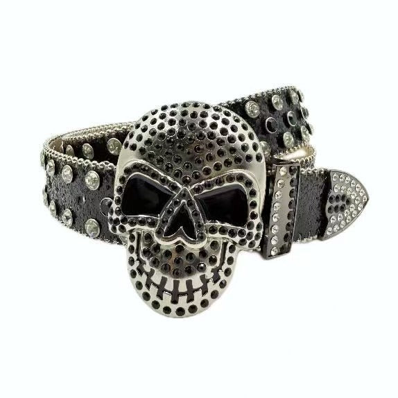 Subculture Skull Hip Hop Decoration Belt