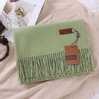 Solid Color Faux Cashmere Women's Scarf