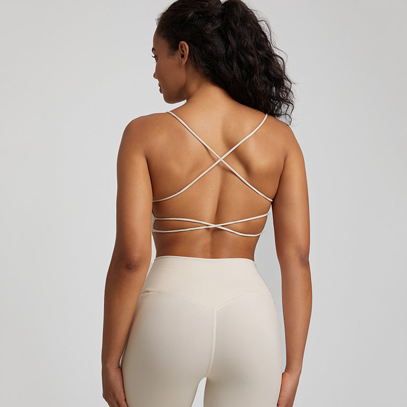 Quick-Dry Stretch Workout Bra Top