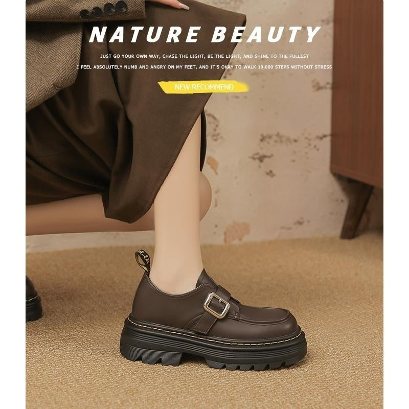 New Chunky-sole Retro Loafer Boots