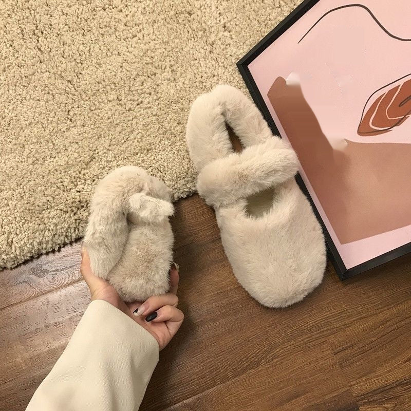 Outerwear Plus-size  Fluffy Shoes
