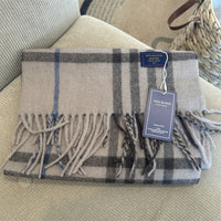 Unisex Cashmere-like Plaid Light Luxury Scarf