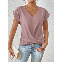 Comfy Casual V Neck Blouses