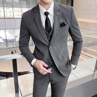 Single Row Buckle Suit