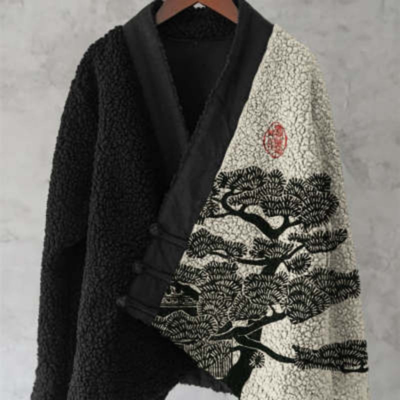 Kimono Cardigan Fleece Jacket