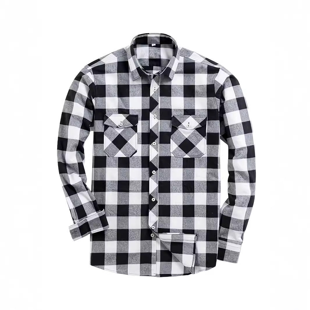 Stylish Long-Sleeve Lapel Shirt