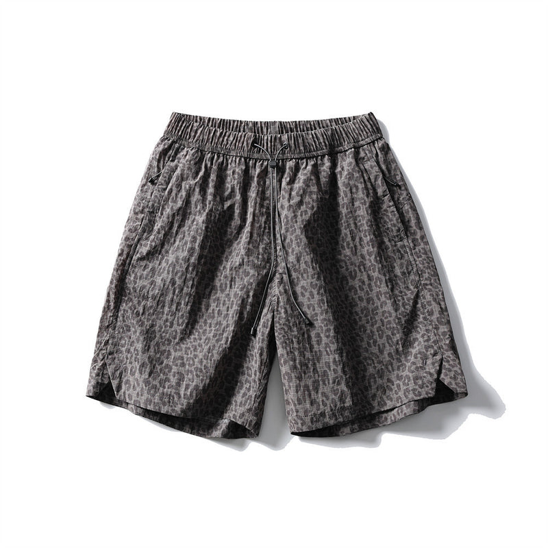 Summer Loose Leopard Print Shorts