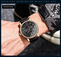 Thin Calendar Large Dial Mechanical Watch