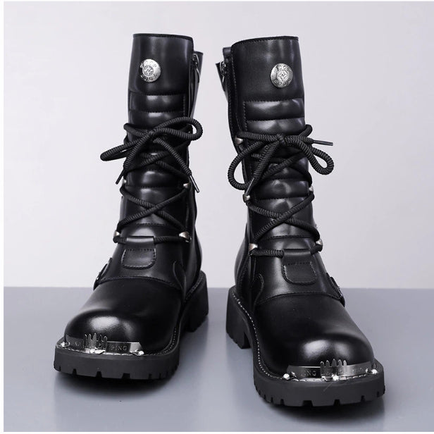 Autumn And Winter High-top Boots