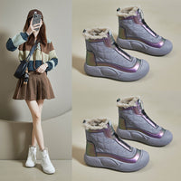 Warm Casual Fleece-lined High-top Snow Boots