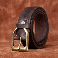 Retro Personality Trend Carved All-matching Jeans Belt