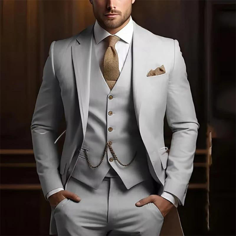 High-grade Gentleman Temperament Slim Suit