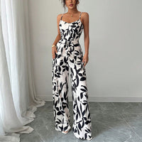 Sleeveless Floral Summer Jumpsuit
