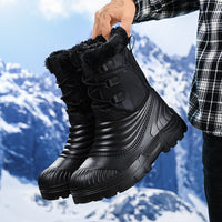 Plus-Size Fleece-Lined Snow Boots