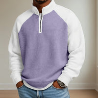 Fashion Color-Block Long-Sleeve