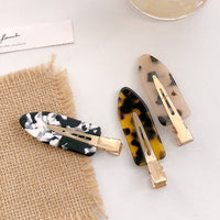 Women's Fashion Simple Gradient Color Acetate No Trace Hair Clip