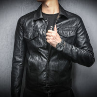 Stylish Korean-Style Biker Jacket