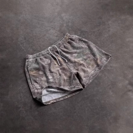 Harajuku Tree Branch Camo-Print Shorts